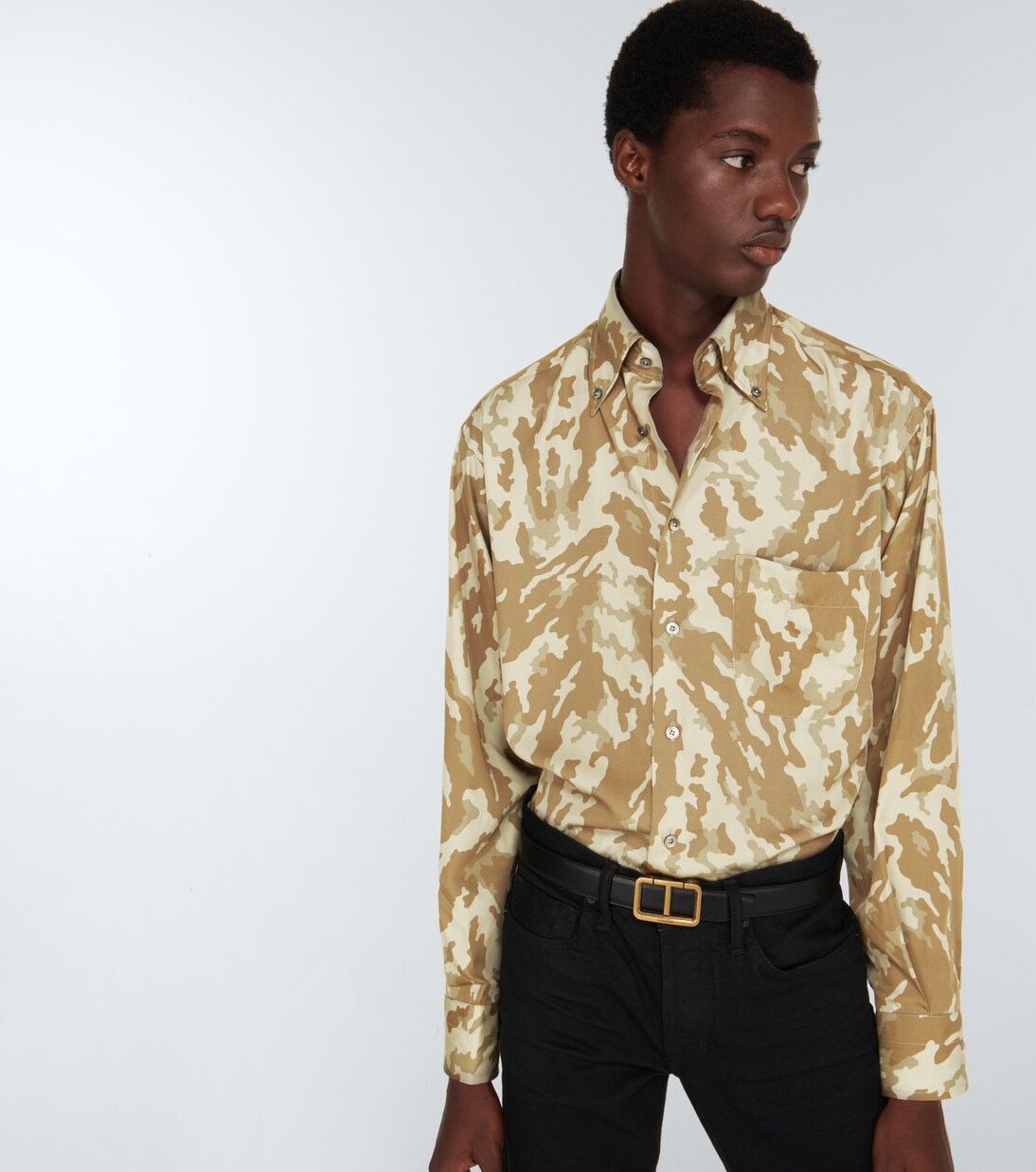 Camisa en tejido técnico estampada | Tom Ford
