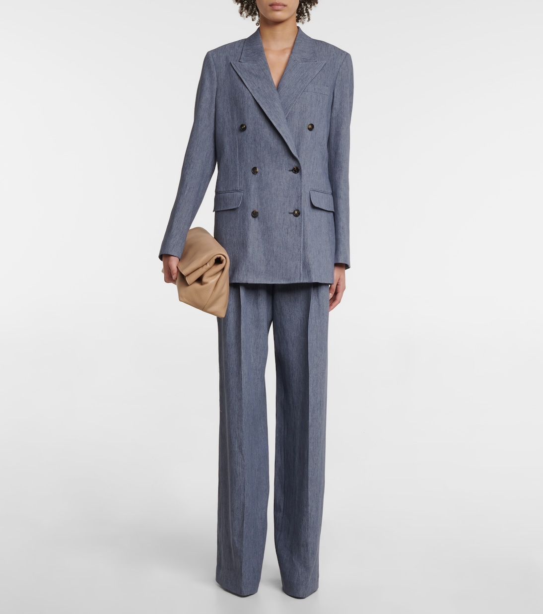 Pantalon en lin à taille haute | Gabriela Hearst