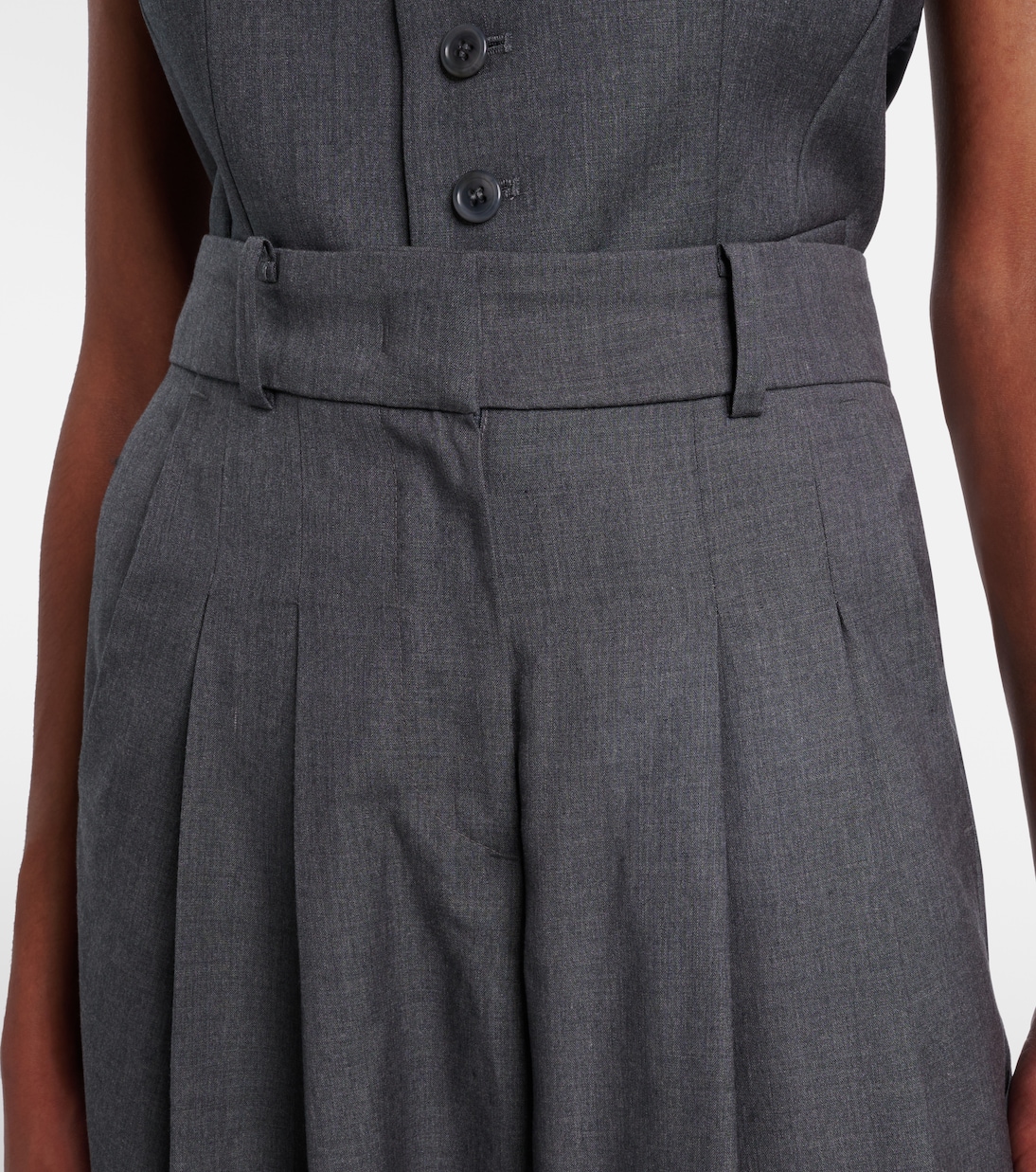 Gelso high-rise wide-leg pants | The Frankie Shop