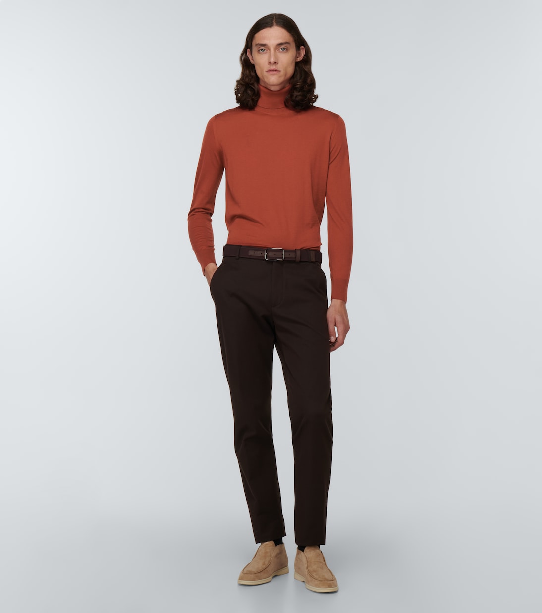 Rollkragenpullover aus Schurwolle | Loro Piana