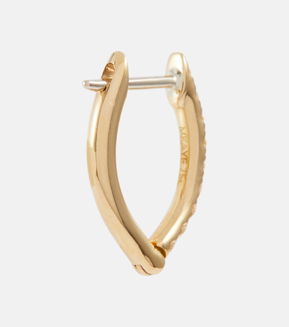 Orecchini chic in oro 18kt con diamanti firmati Melissa Kaye, design esclusivo Cristina Small