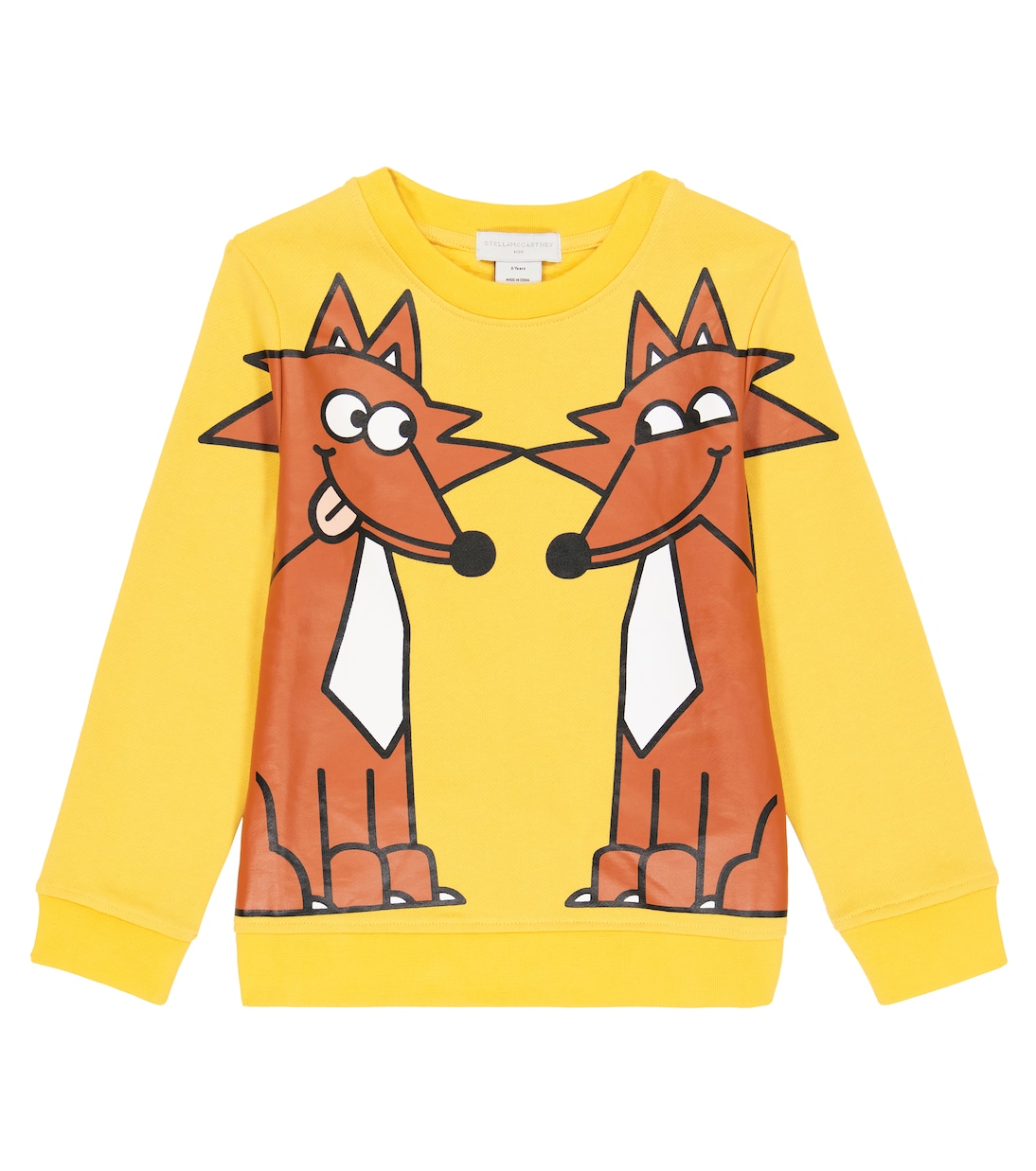 Printed cotton sweatshirt | Stella McCartney Kids
