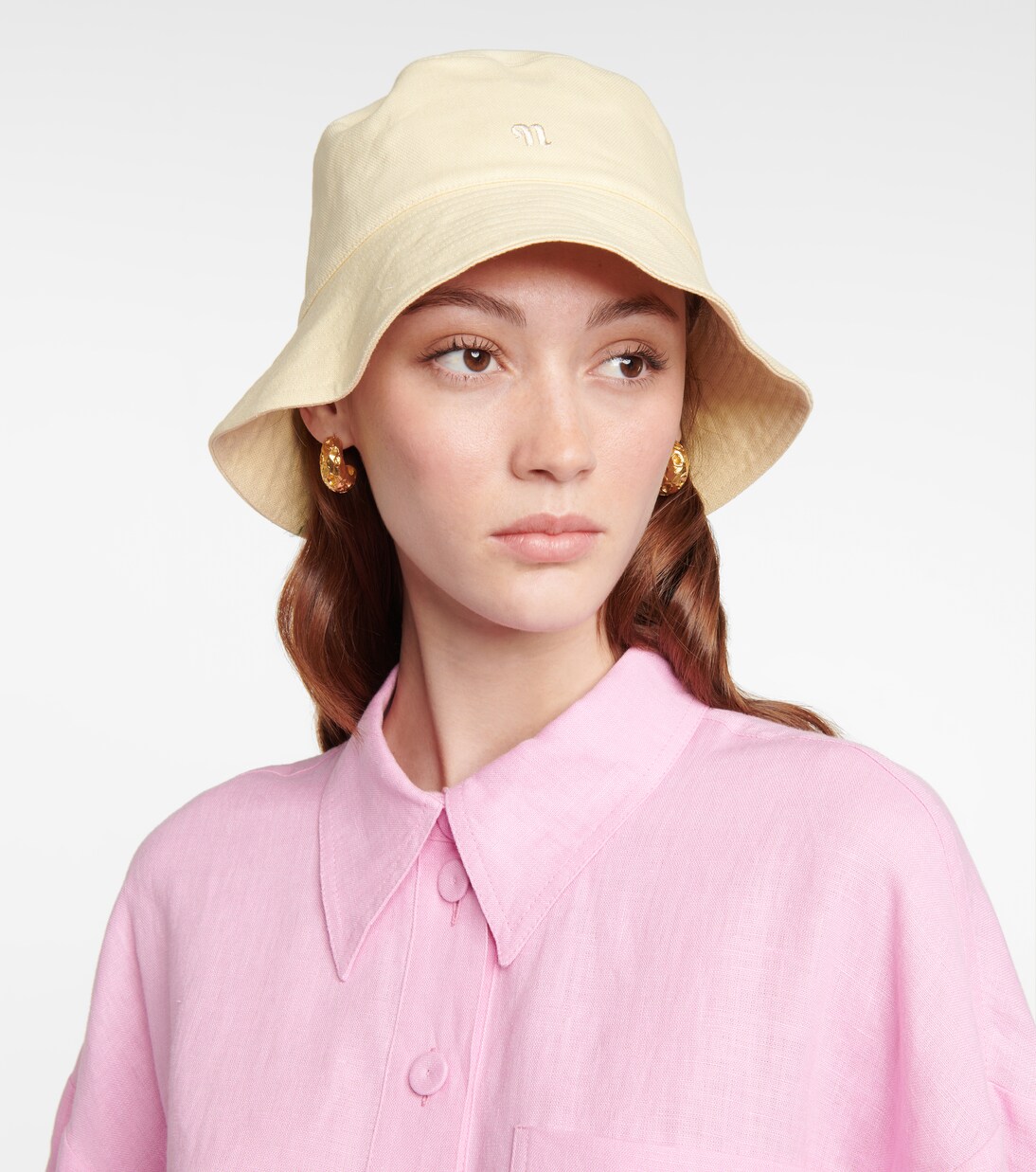 Cappello da pescatore in canvas | Nanushka