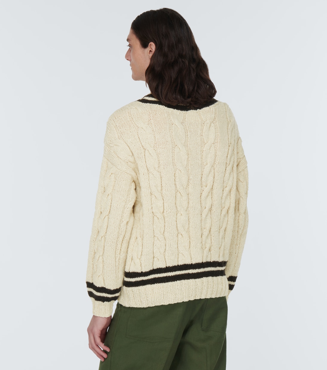 Pullover V-Collegium aus Wolle | Visvim