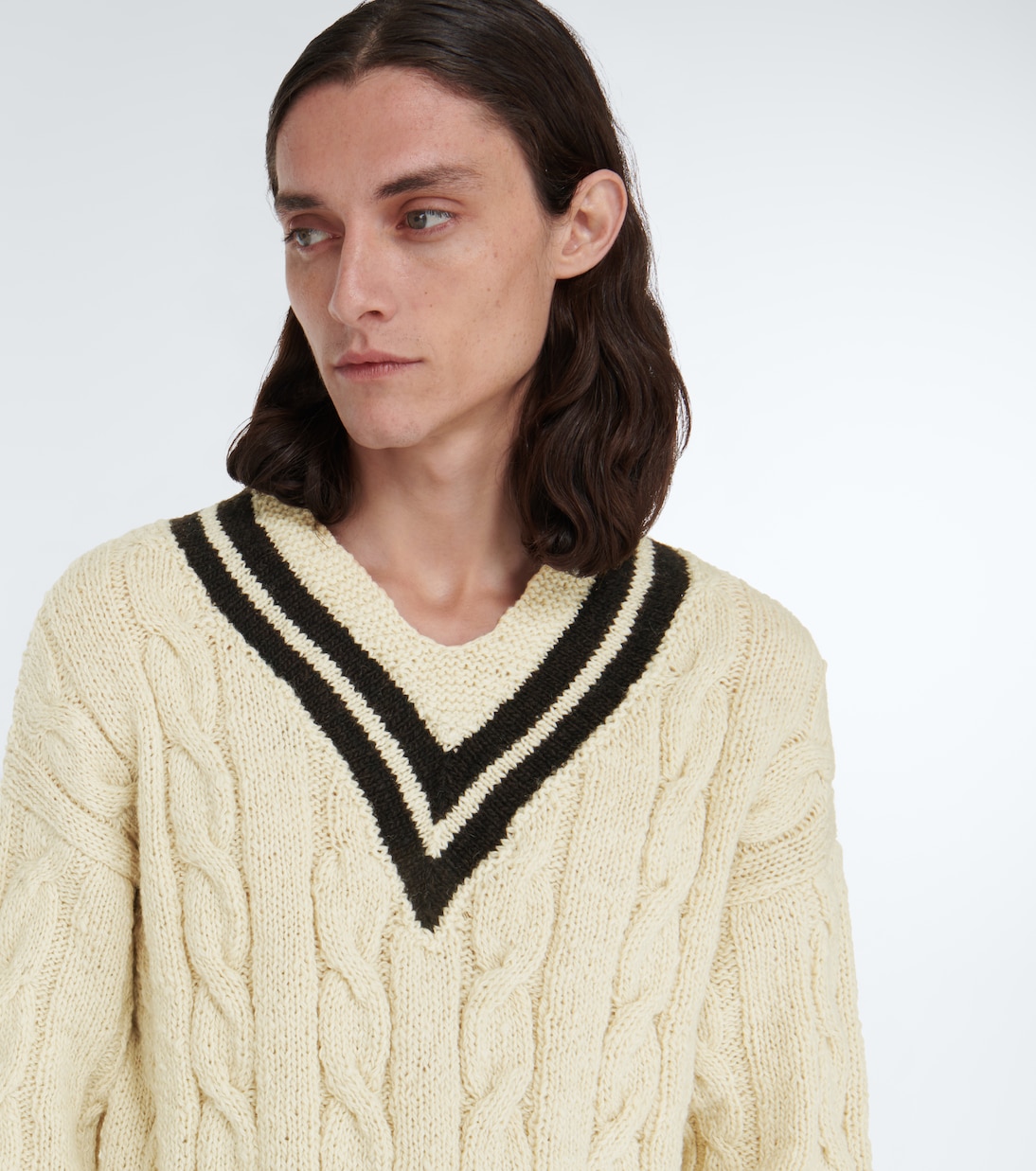 Pullover V-Collegium aus Wolle | Visvim