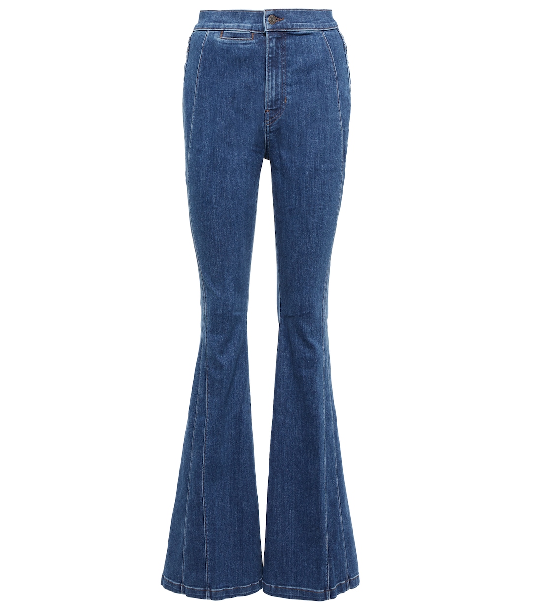 Sheridan high-rise flared jeans | Veronica Beard
