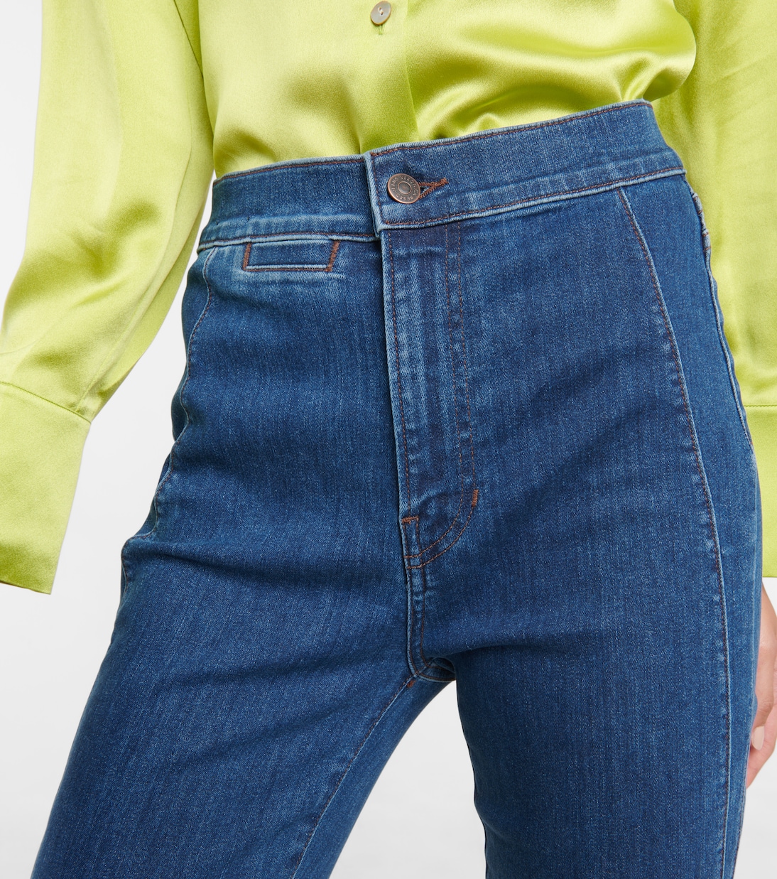 Sheridan high-rise flared jeans | Veronica Beard