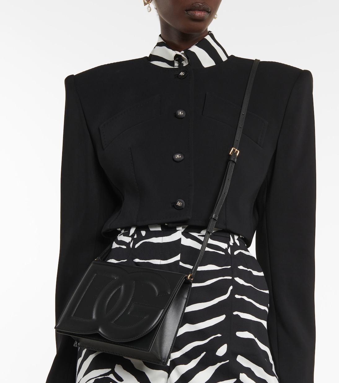 Schultertasche DG aus Leder | Dolce&Gabbana