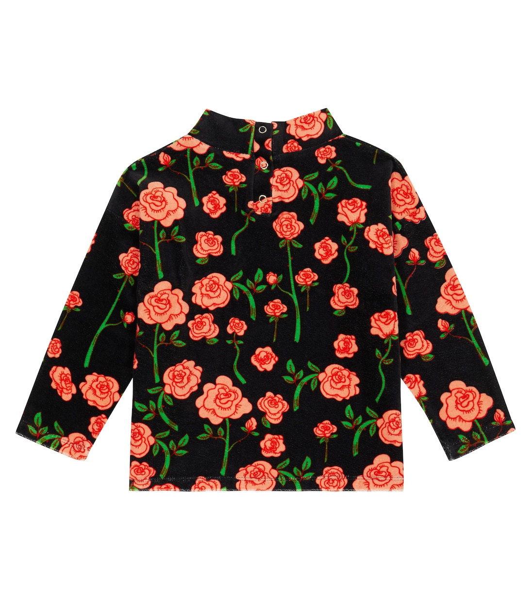 Bedrucktes Top aus Baumwollsamt | Mini Rodini