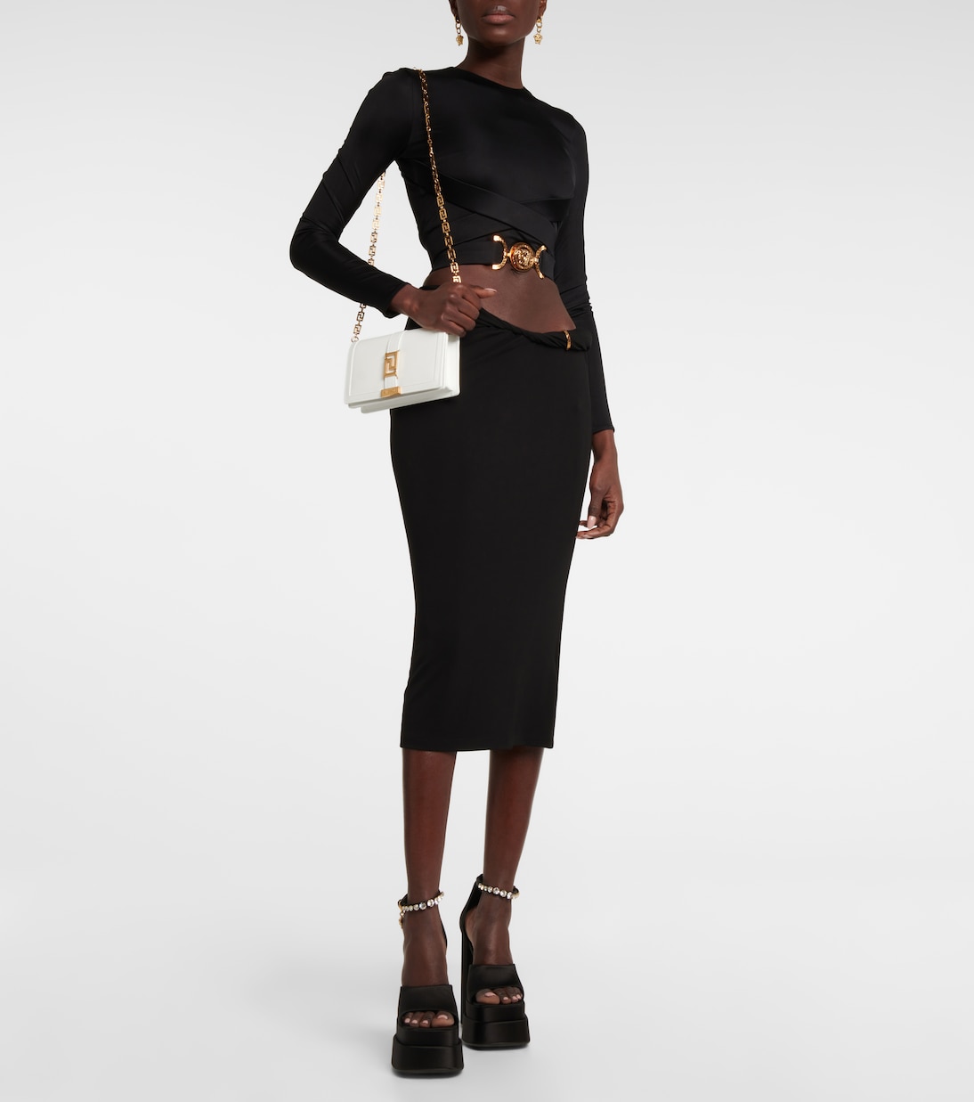 Clutch portafoglio Greca Goddess | Versace