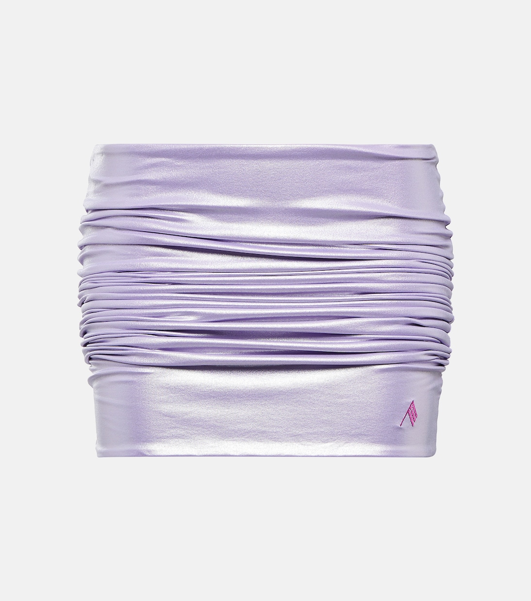 Minifalda de lycra fruncida | The Attico