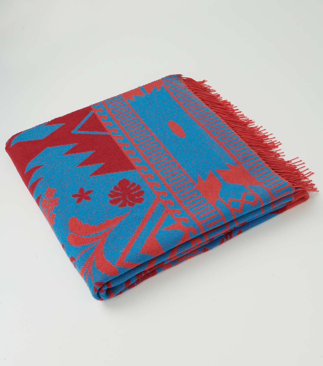 Explosion of Nature Summer jacquard throw | Alanui