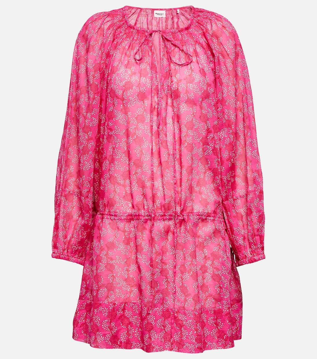 Vestido túnica Parsley de algodón floral | Marant Etoile
