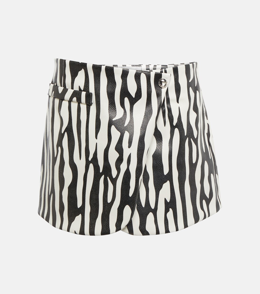 Zebra-print warp miniskirt | Coperni