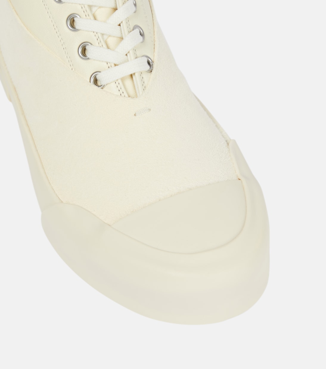 Sneakers alte in pelle | Jil Sander