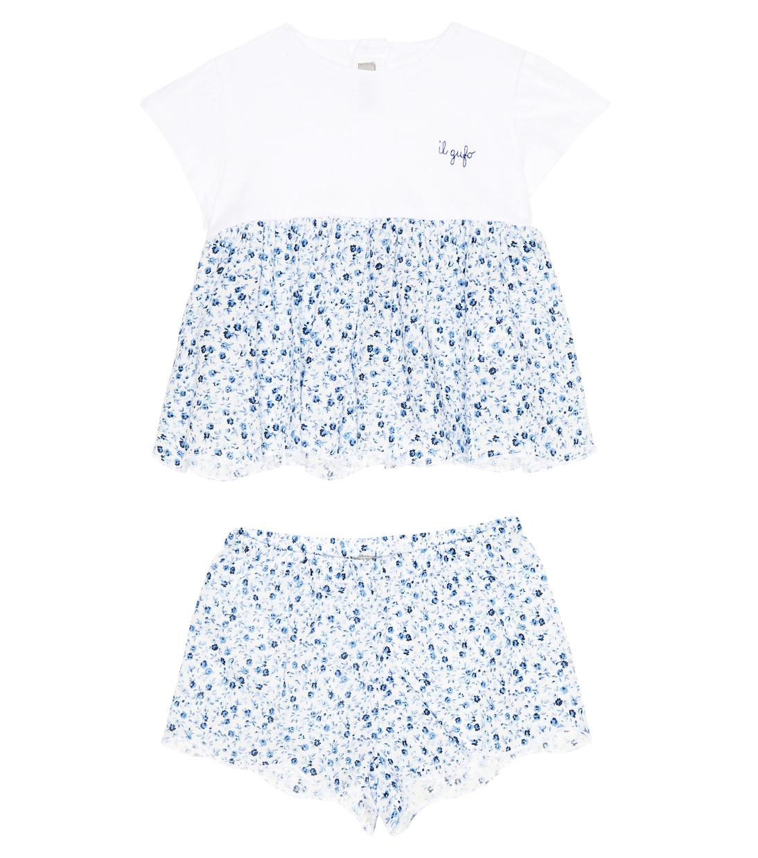 Baby - Abito e shorts in cotone | Il Gufo