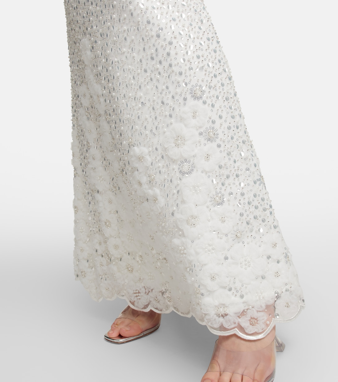 Embellished maxi skirt | Self-Portrait