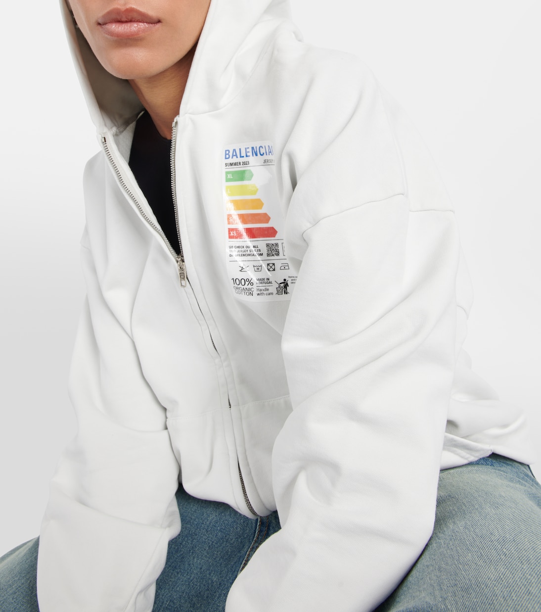 Cotton fleece hoodie | Balenciaga