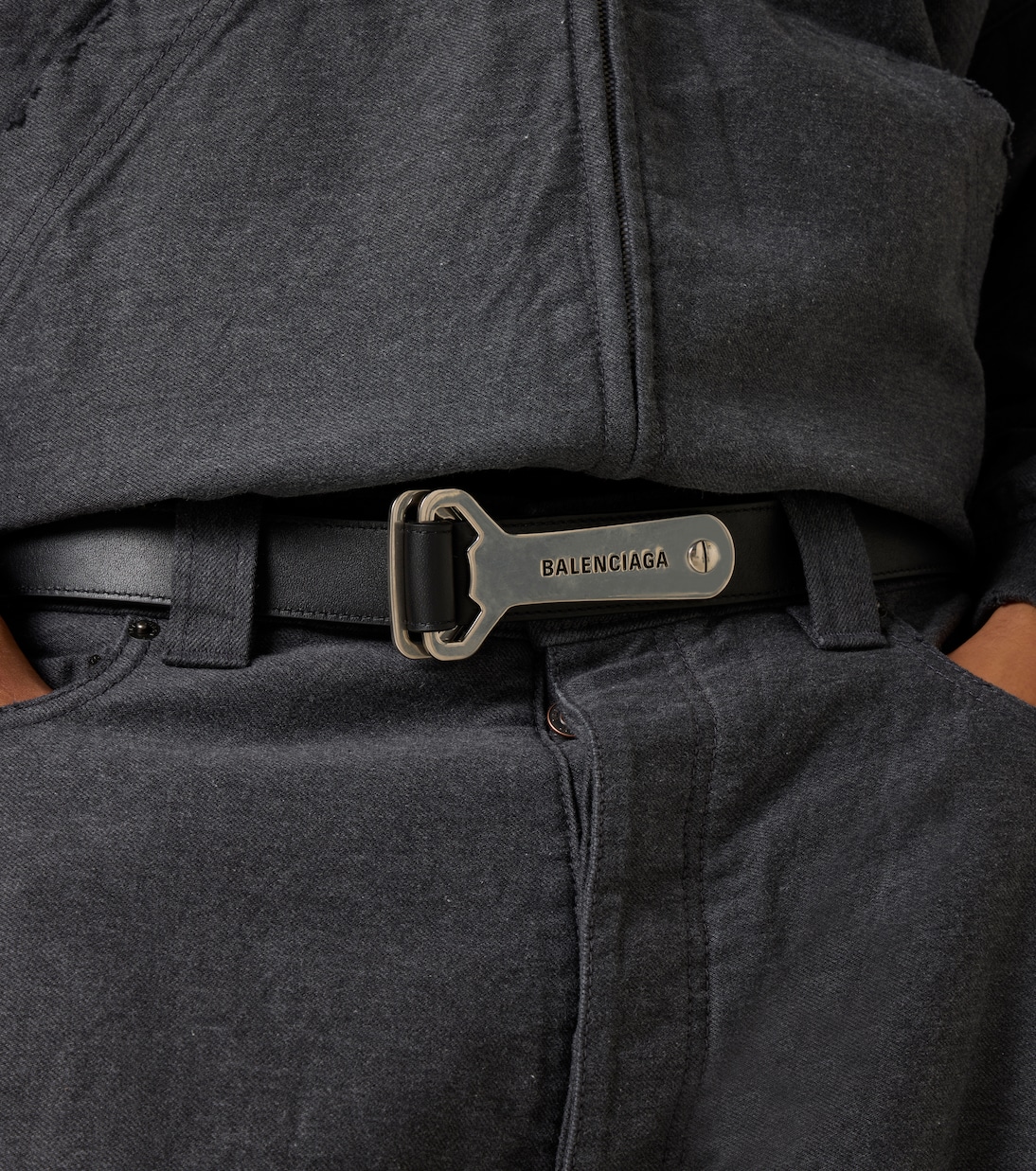 Gürtel Bottle Opener 11 aus Leder | Balenciaga