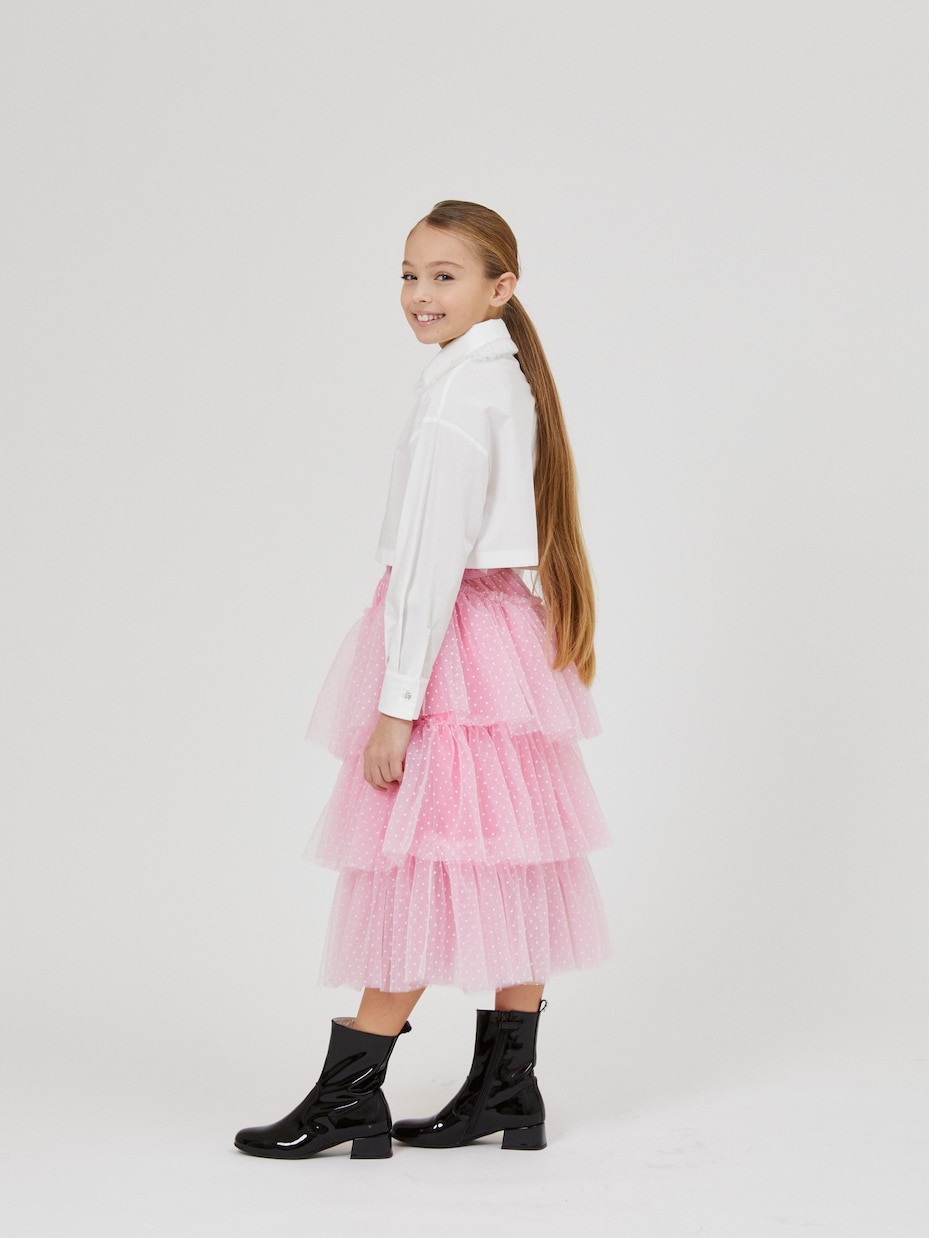Gonna in tulle a pois | Monnalisa
