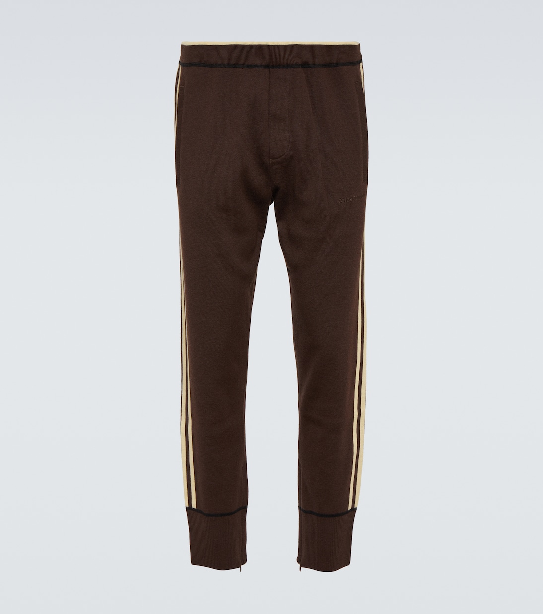 x Wales Bonner track pants in brown Adidas Mytheresa
