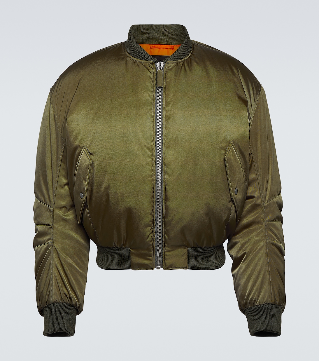 Veste doudoune bomber raccourcie en Re-Nylon | Prada