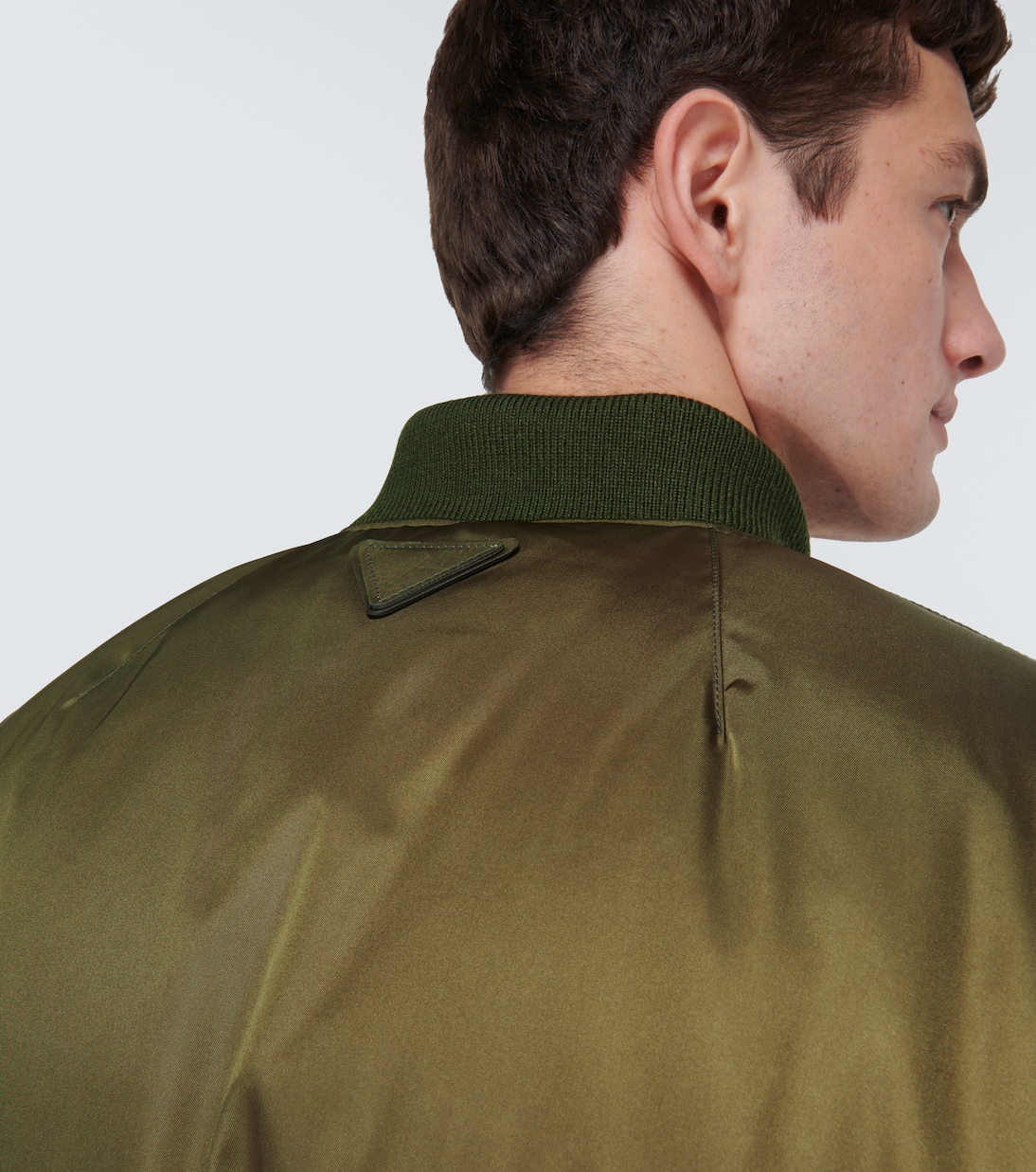 Veste doudoune bomber raccourcie en Re-Nylon | Prada