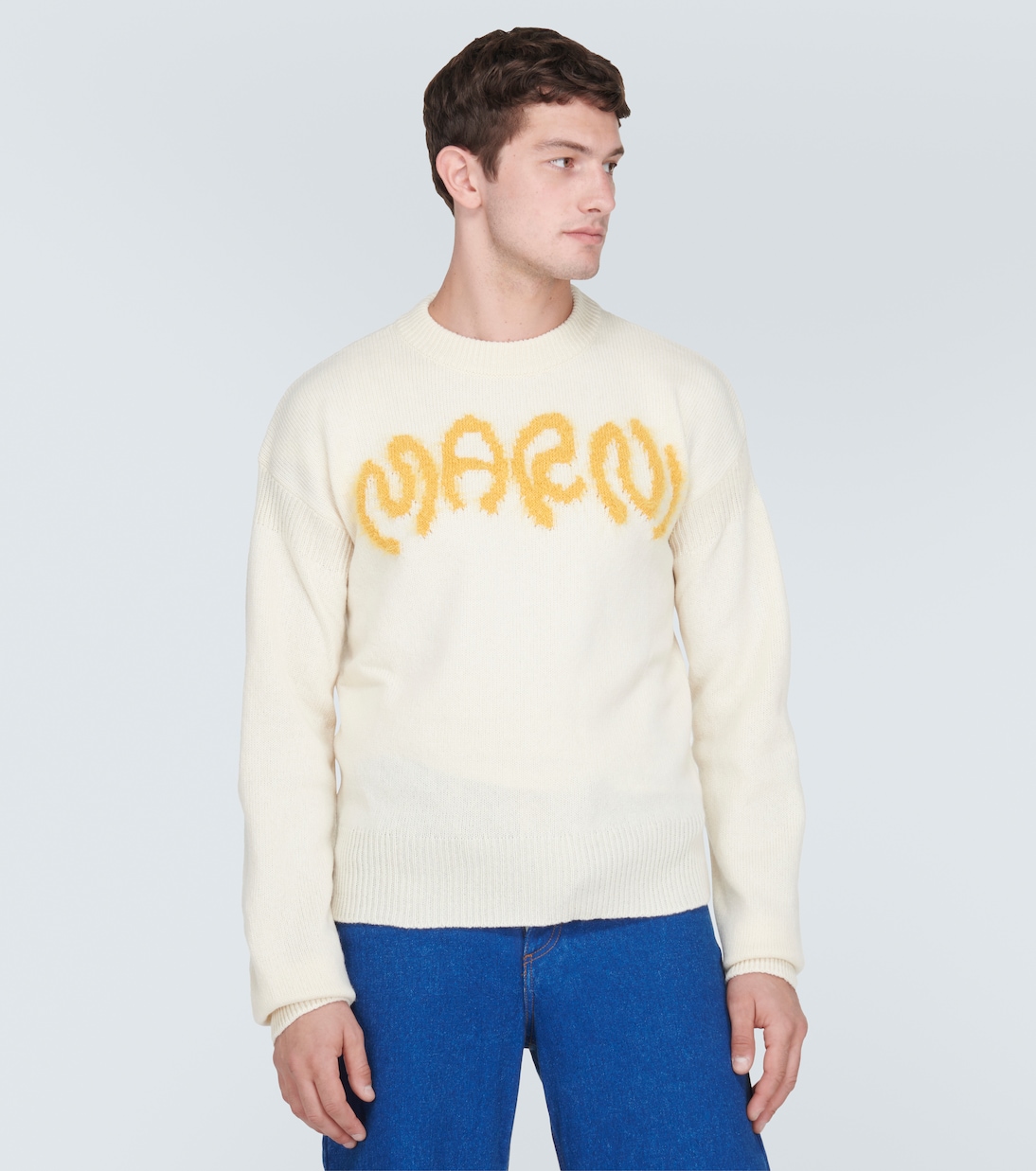 Pull en laine vierge à logo | Marni
