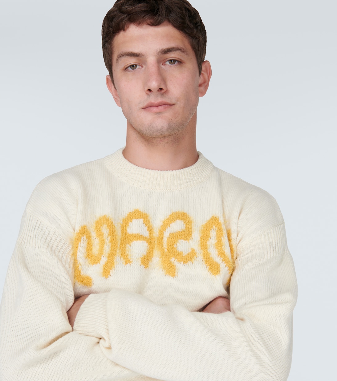 Pull en laine vierge à logo | Marni