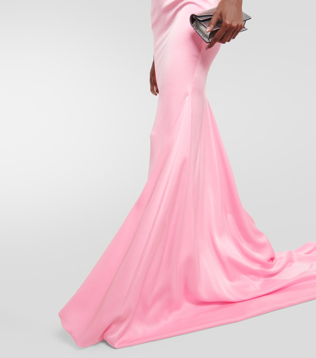 Barkley strapless satin crêpe gown | Alex Perry