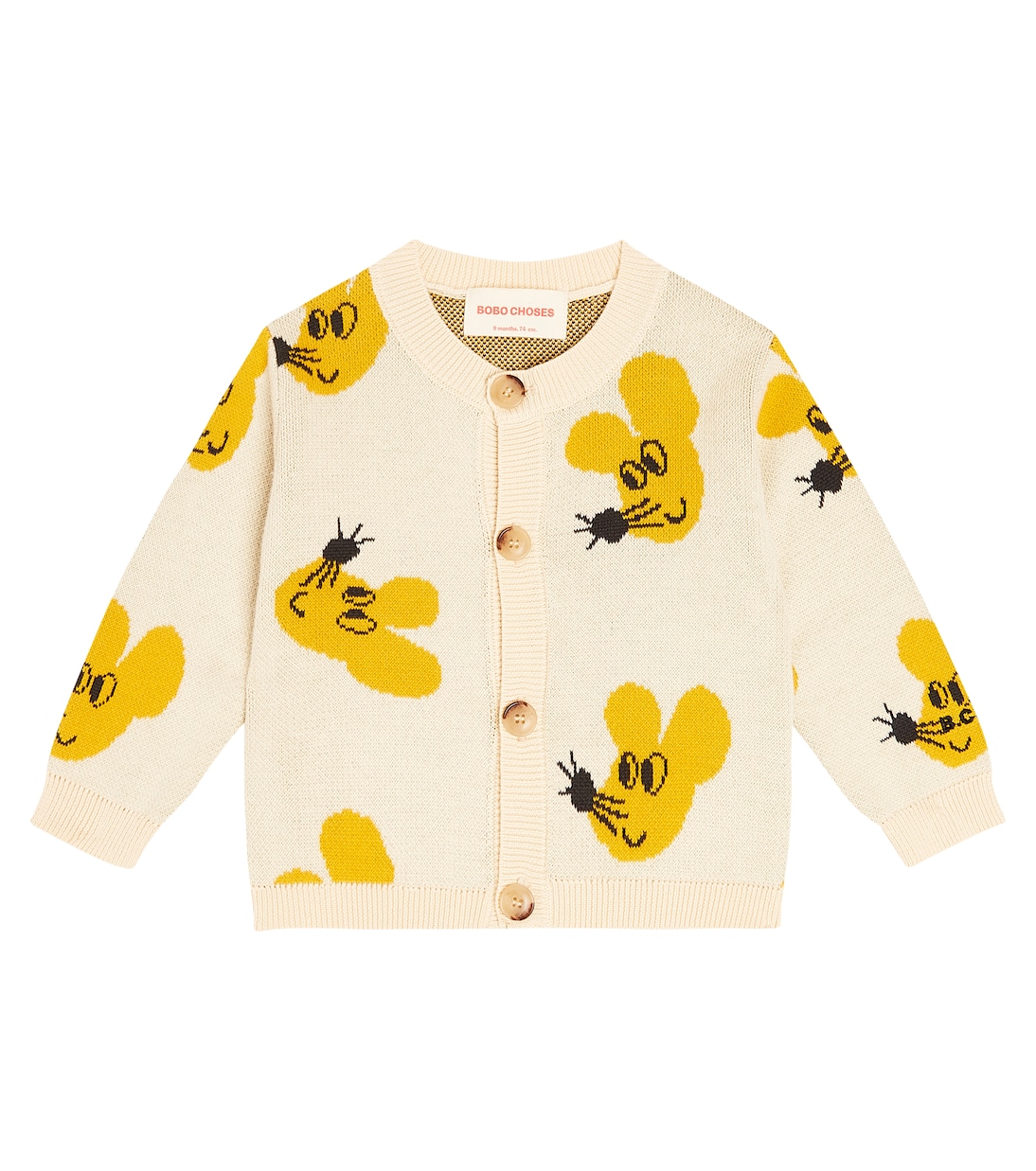Baby - Cardigan in cotone jacquard | Bobo Choses