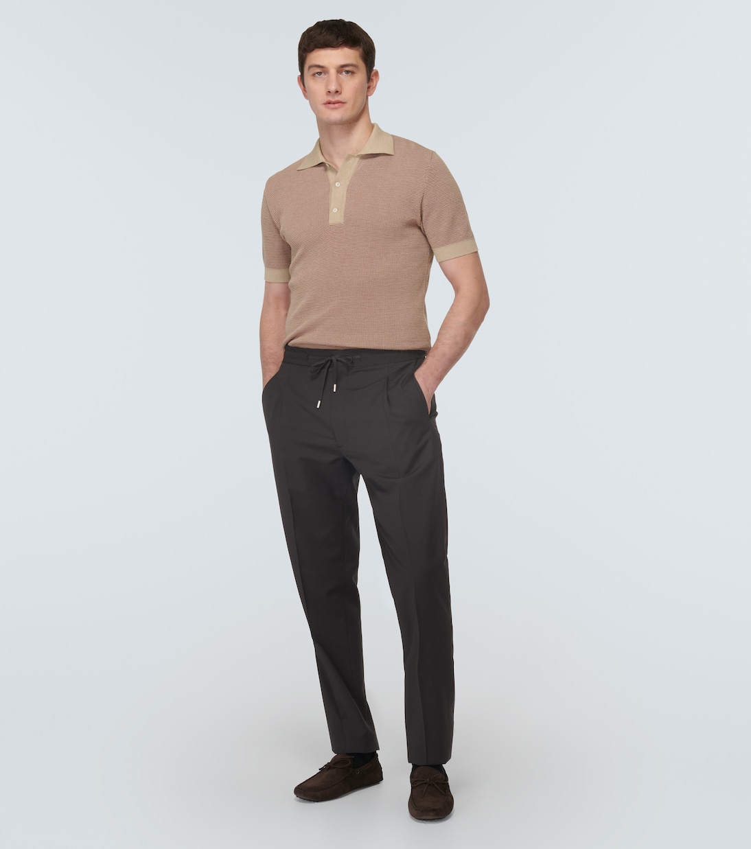 Easy Wear wool-blend straight pants | Lardini