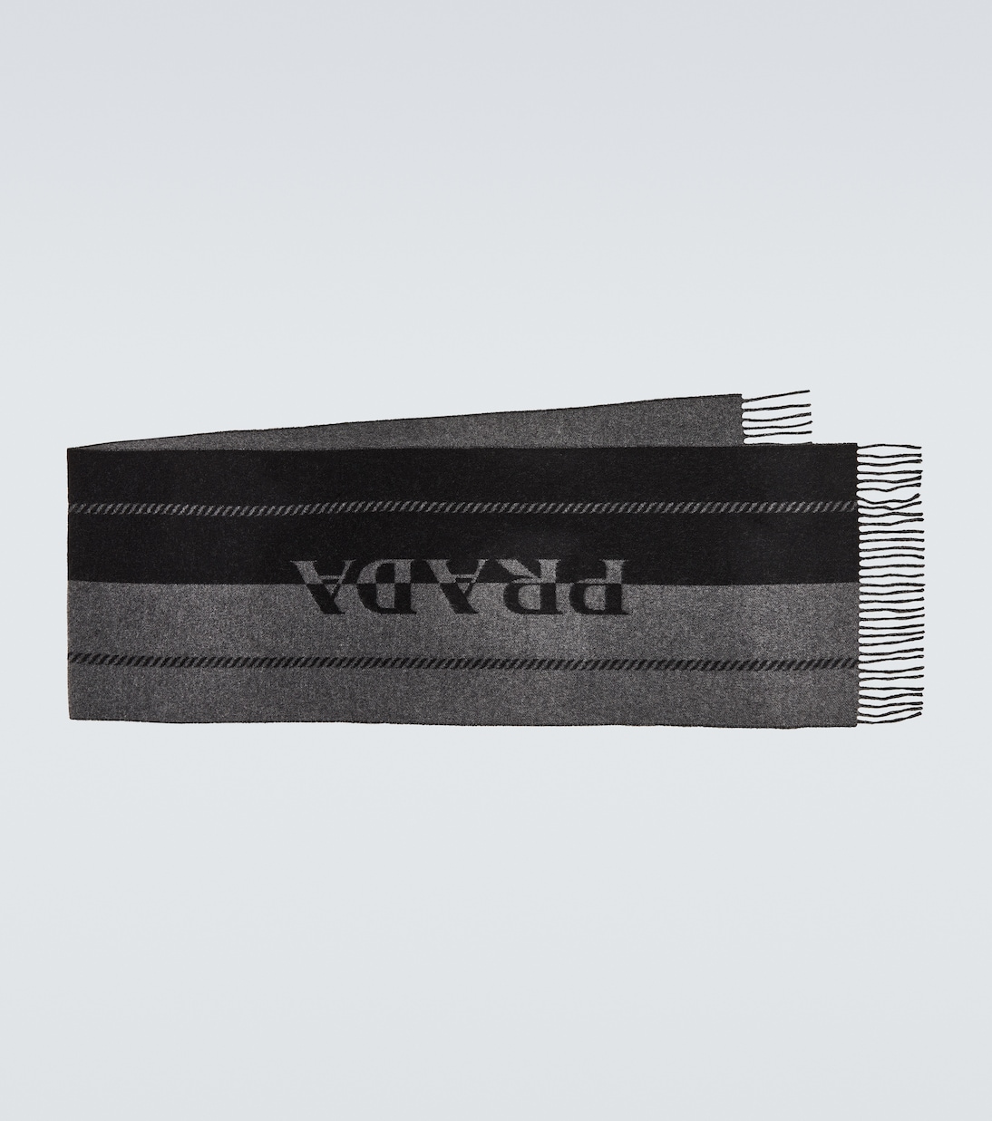 Logo wool jacquard scarf | Prada