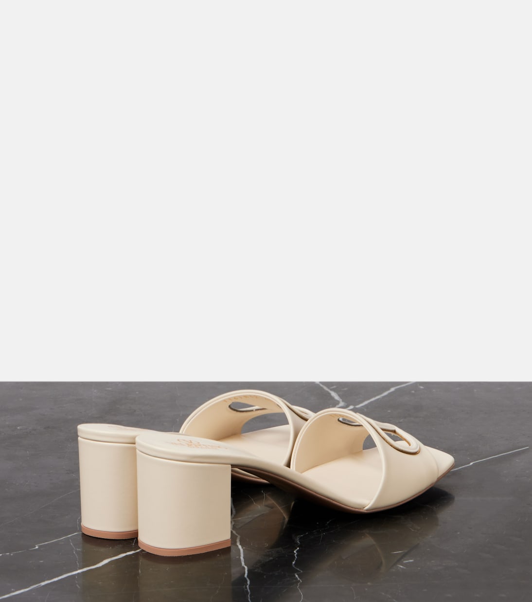 Mules VLogo en cuir | Valentino Garavani