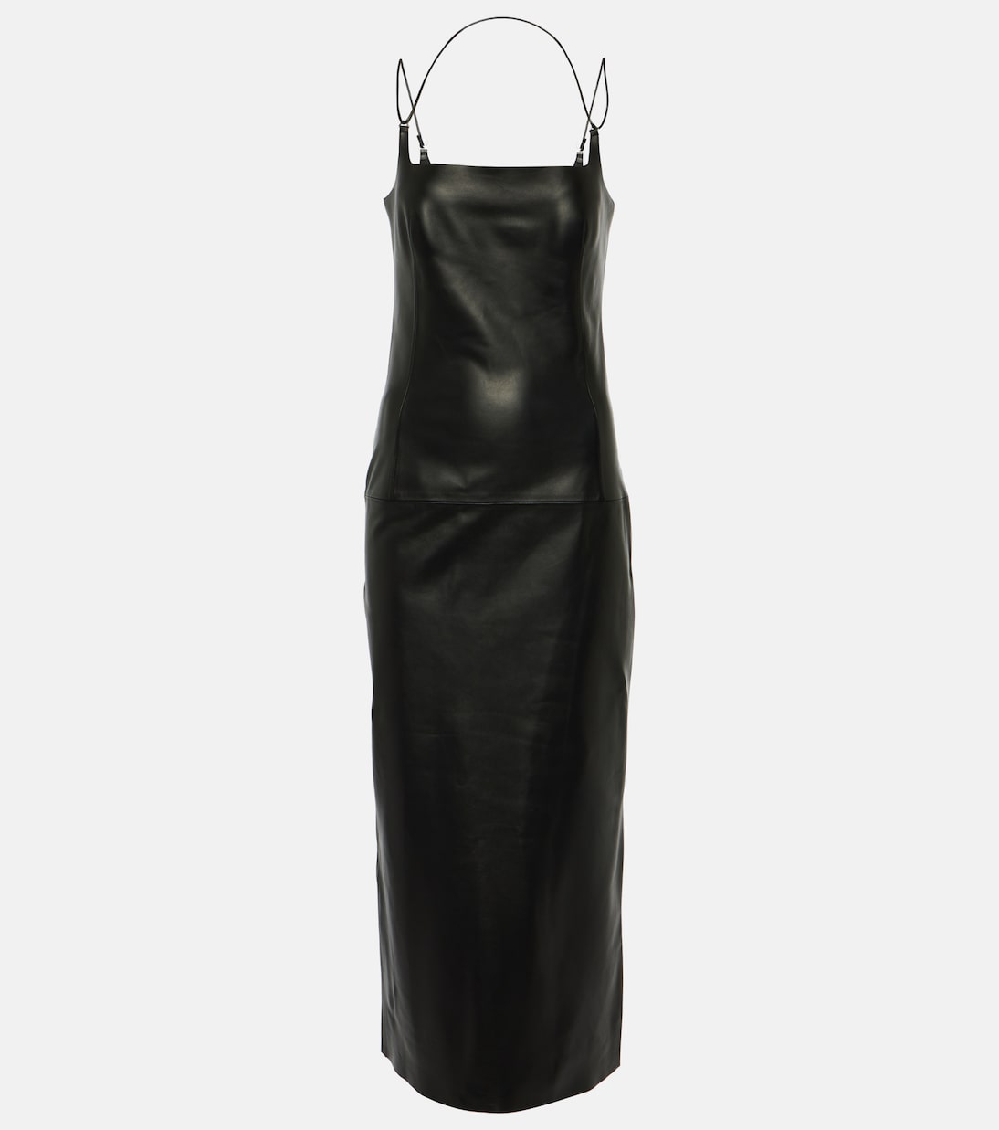 Abito midi in pelle | The Attico