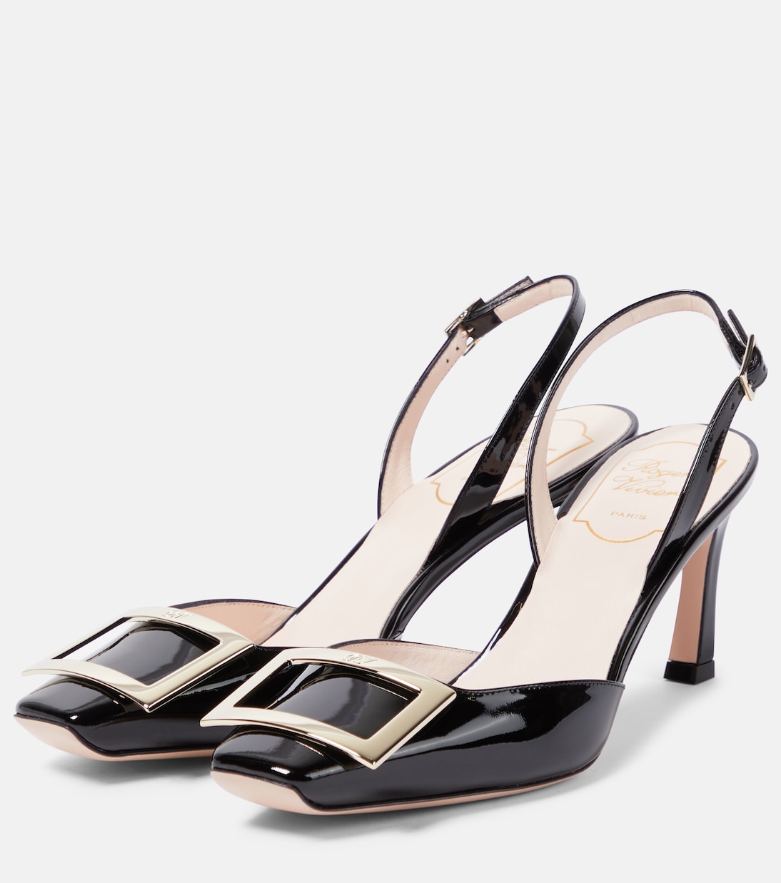 Slingback-Pumps Trompette 70 aus Lackleder | Roger Vivier
