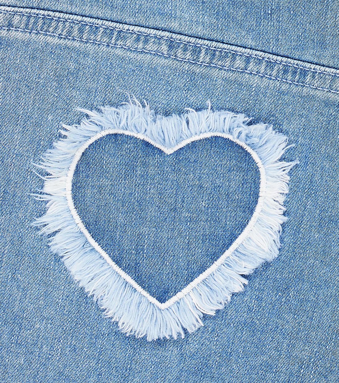 Shorts de denim con flecos | Stella McCartney Kids