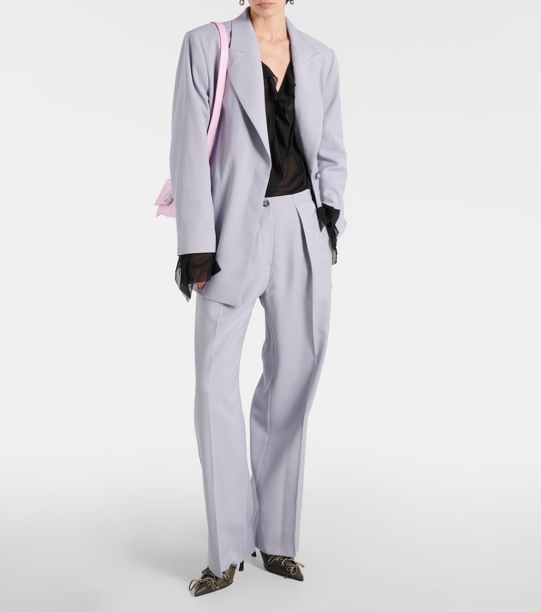 Pantaloni a gamba larga e vita media | Acne Studios