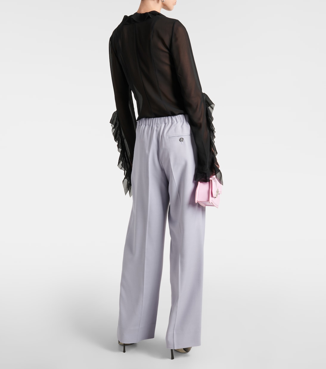 Pantaloni a gamba larga e vita media | Acne Studios