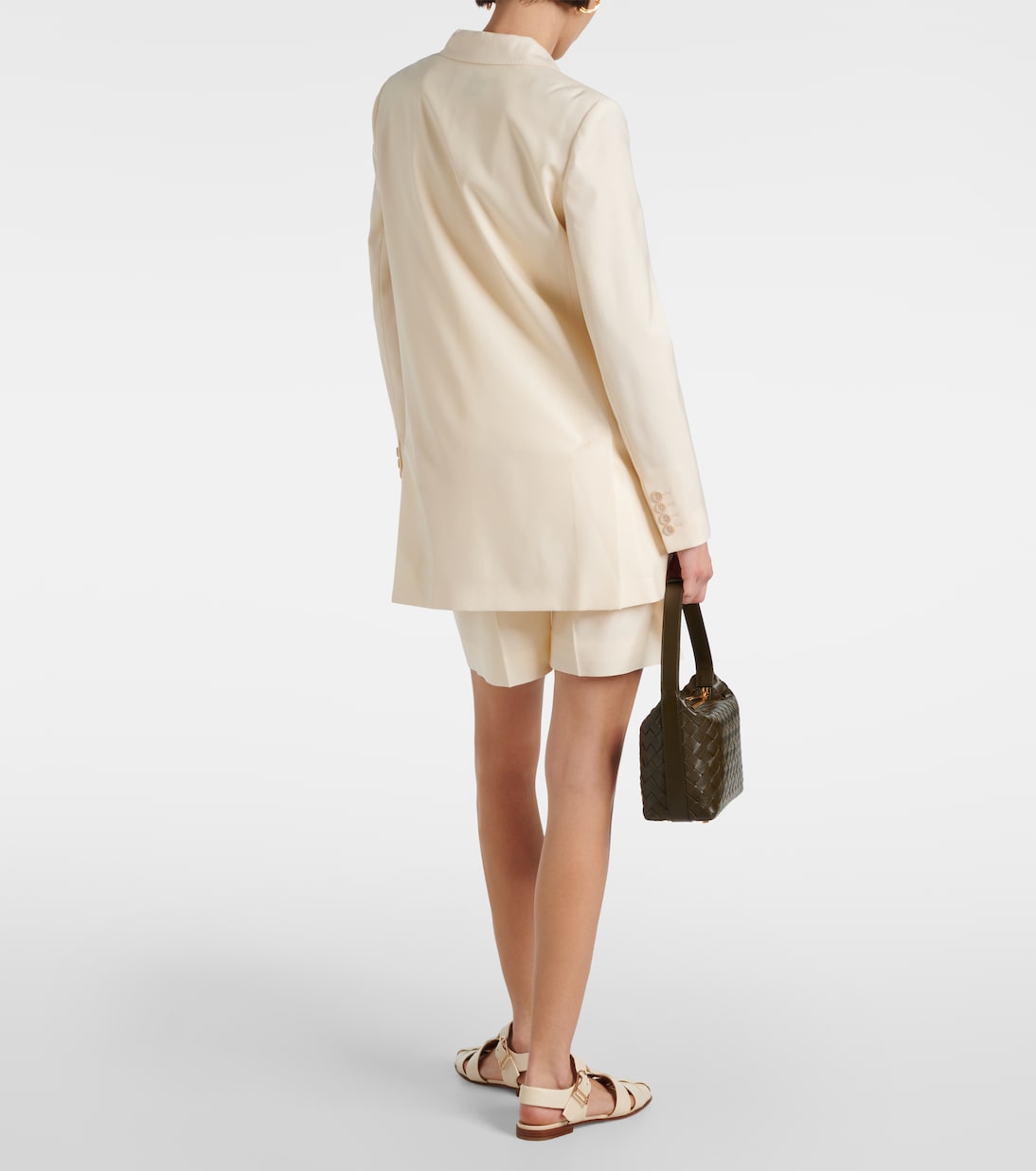 Double-breasted virgin wool blazer | Max Mara