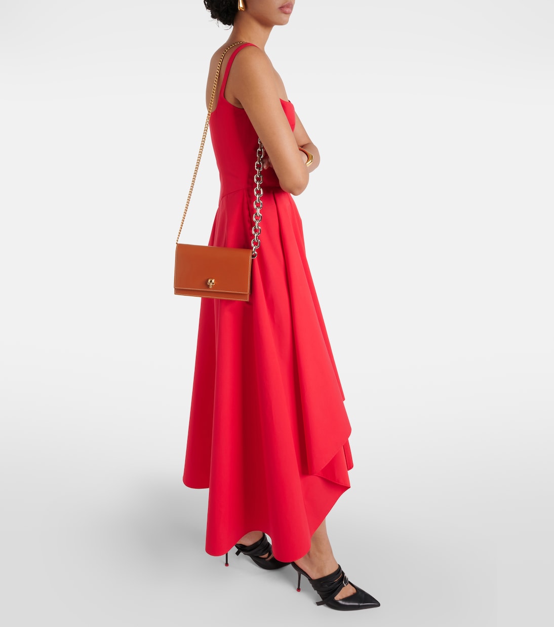 Borsa a tracolla Skull Small in pelle | McQueen