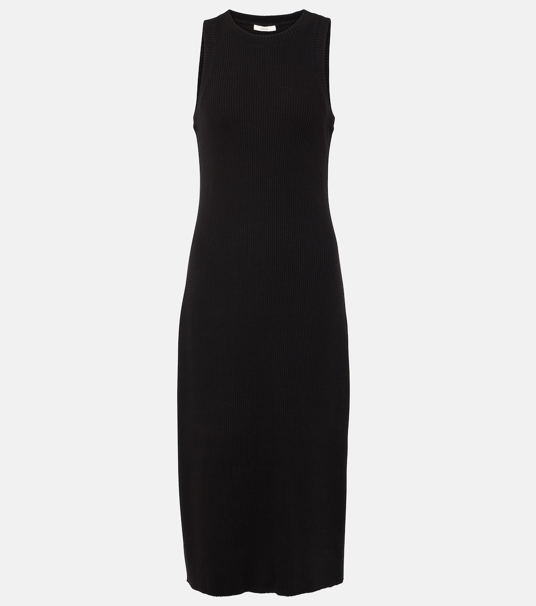 Robe midi en maille jersey côtelée | Vince