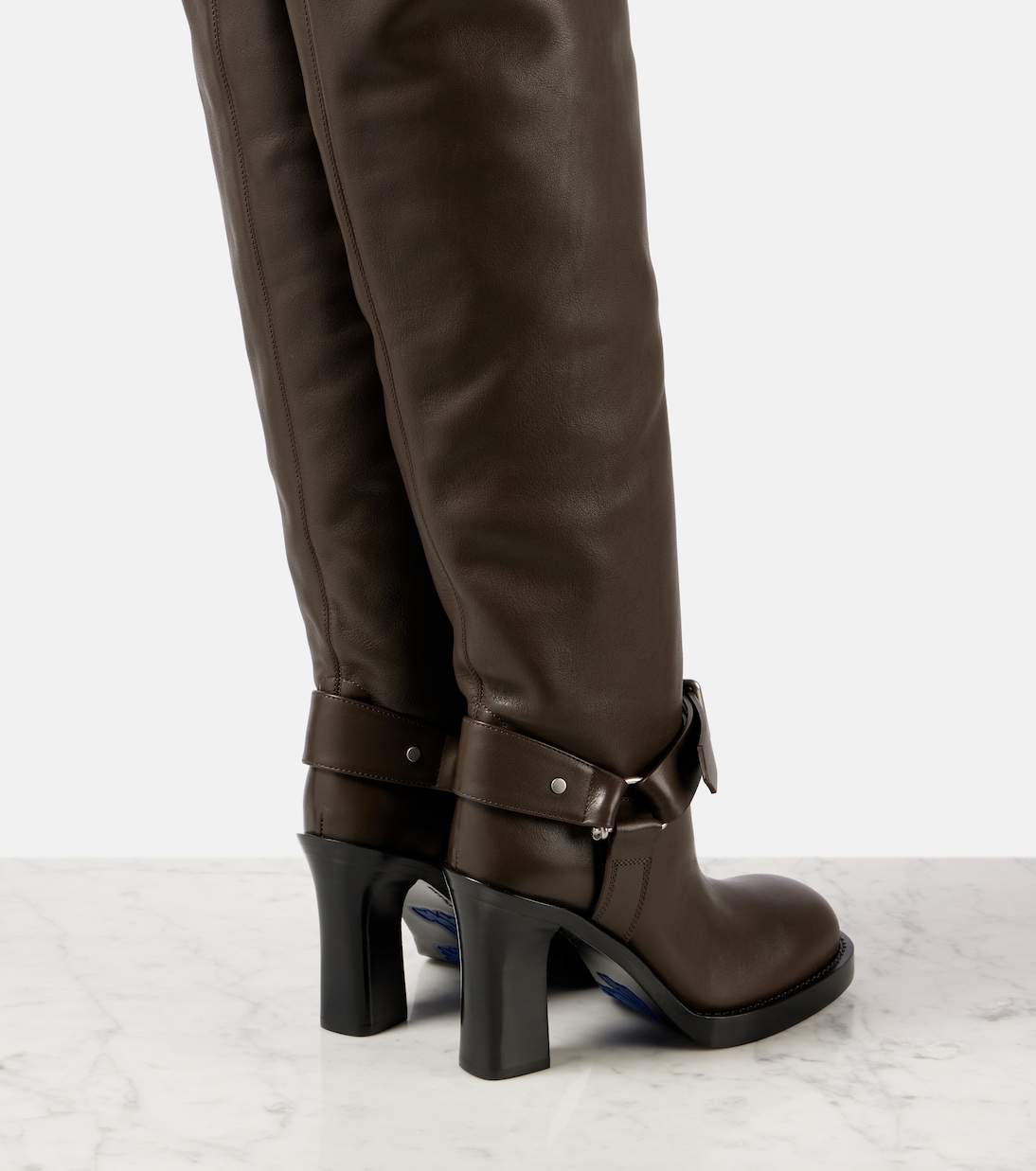 Stivali cuissardes in pelle | Burberry