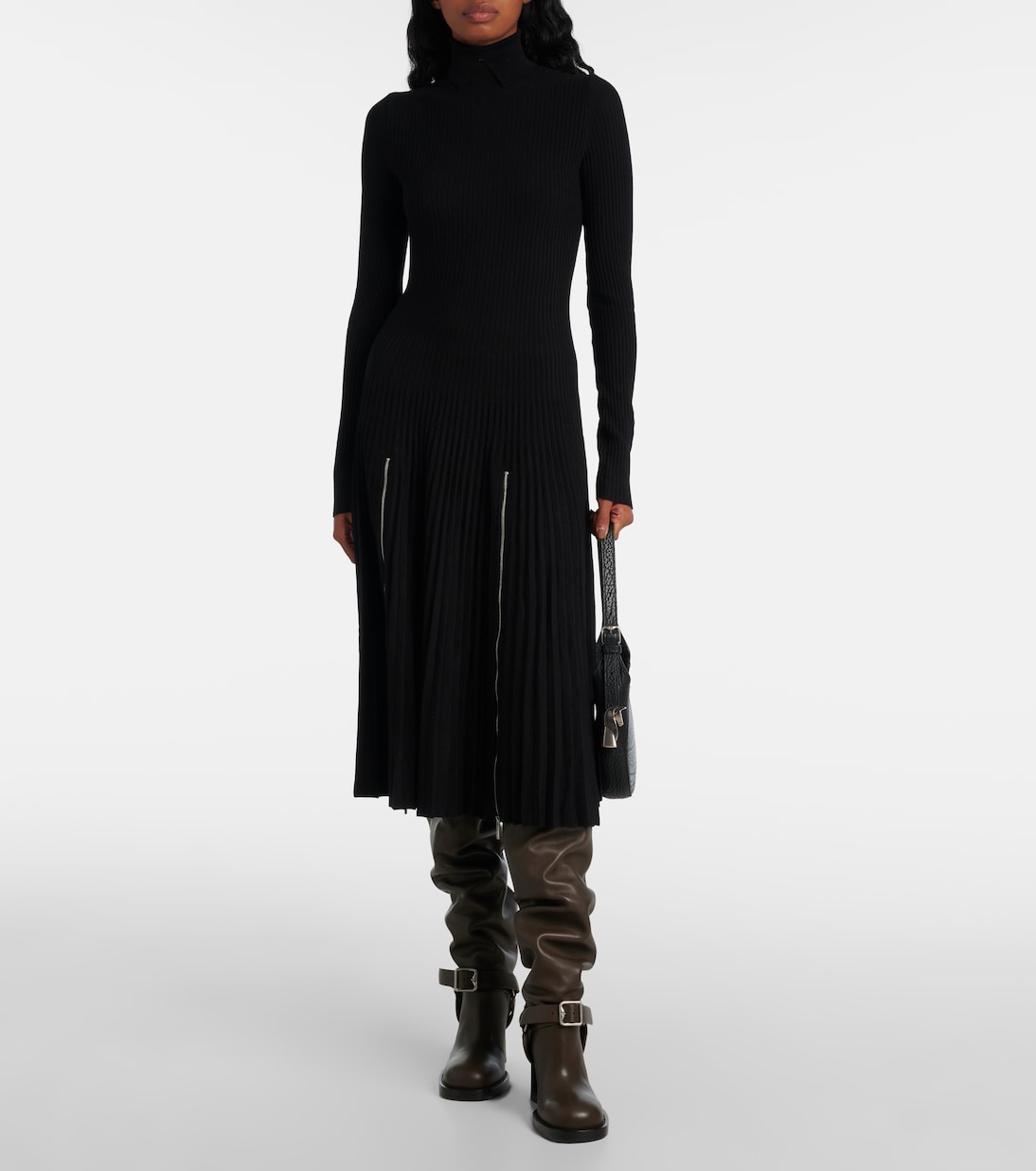 Stivali cuissardes in pelle | Burberry