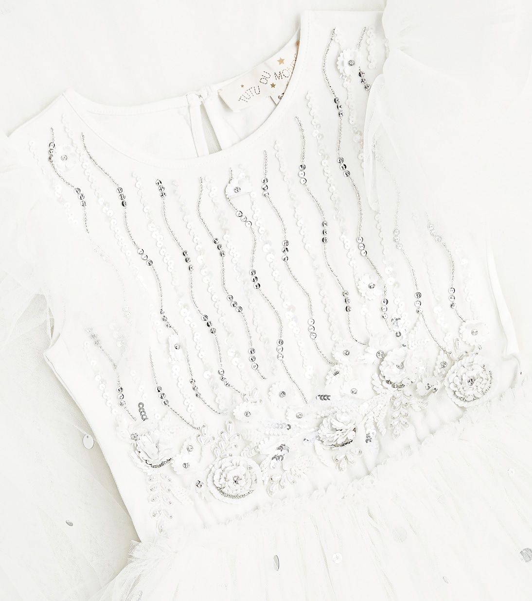 Abito White Wisteria in tulle | Tutu Du Monde