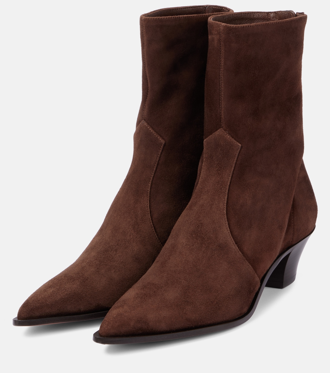 Ankle Boots Brunswick aus Veloursleder | Aquazzura