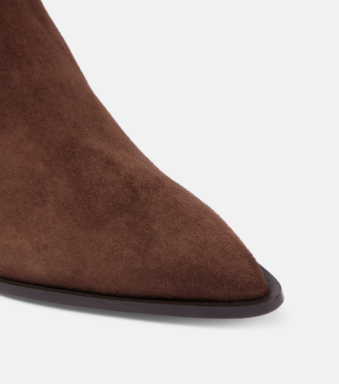 Ankle Boots Brunswick aus Veloursleder | Aquazzura