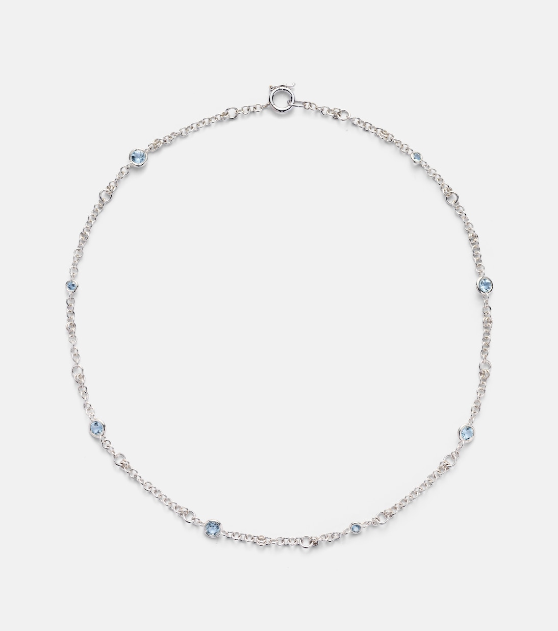 Collana Gravity Estrella in argento sterling con acquamarina | Spinelli Kilcollin