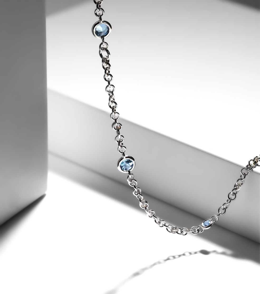 Collana Gravity Estrella in argento sterling con acquamarina | Spinelli Kilcollin