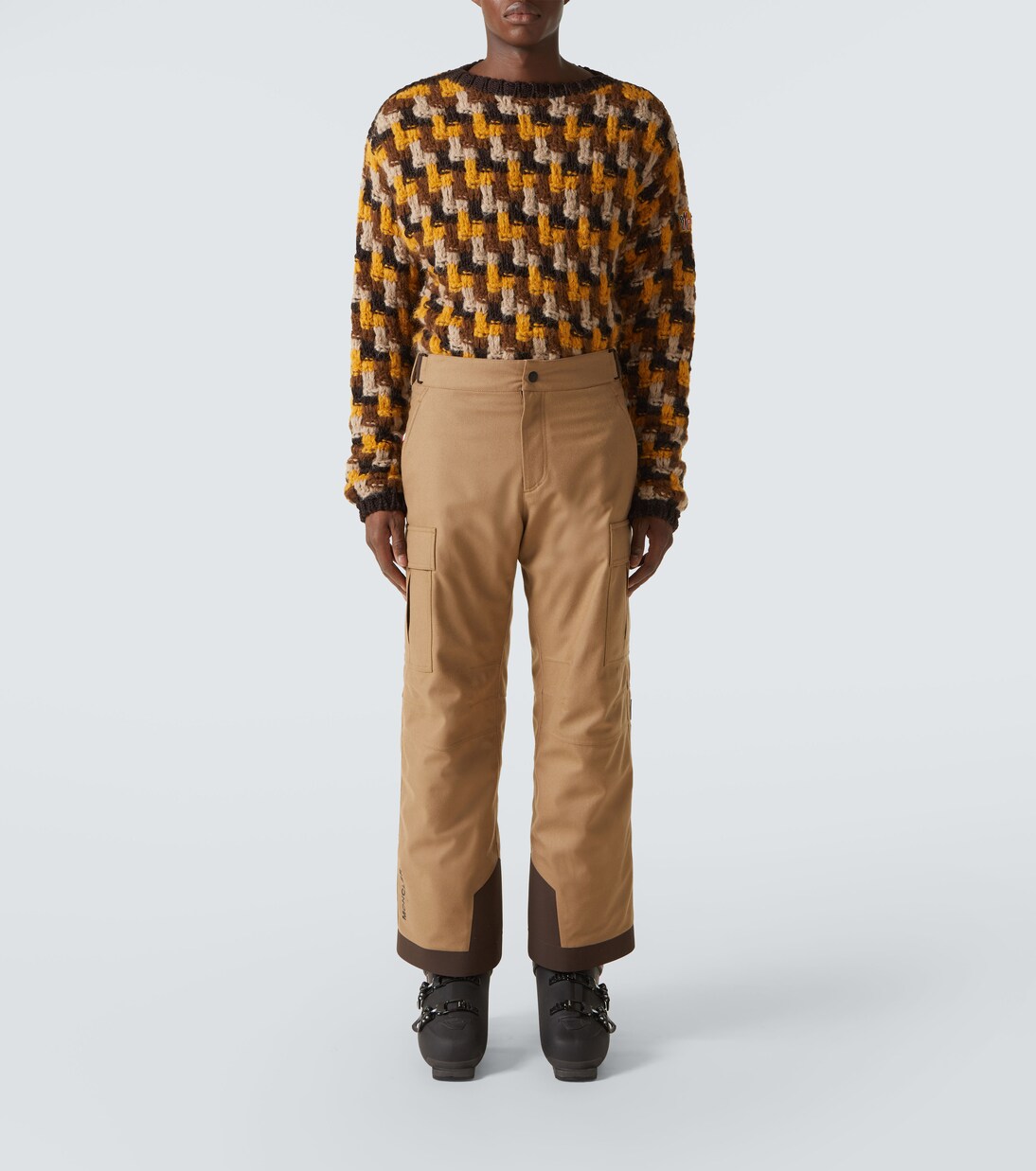 Woven alpaca and wool-blend sweater | Moncler Grenoble